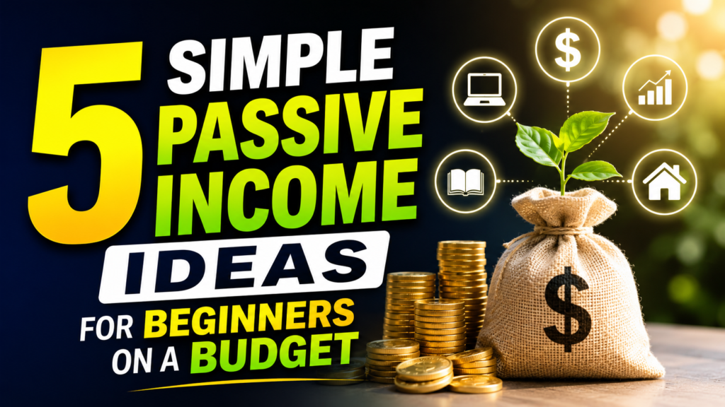 5 Passive Income Ideas for Beginners